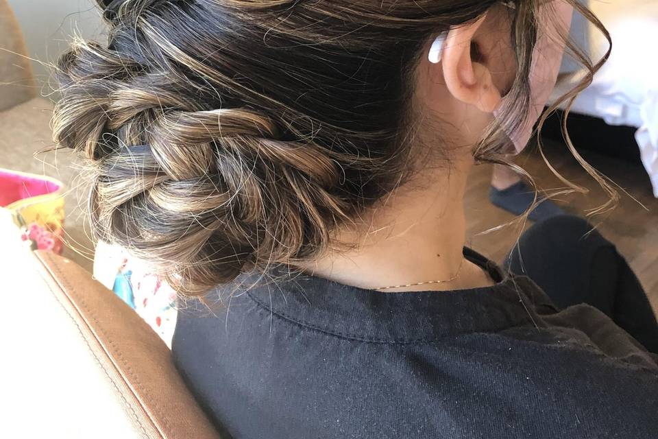Curled Updo
