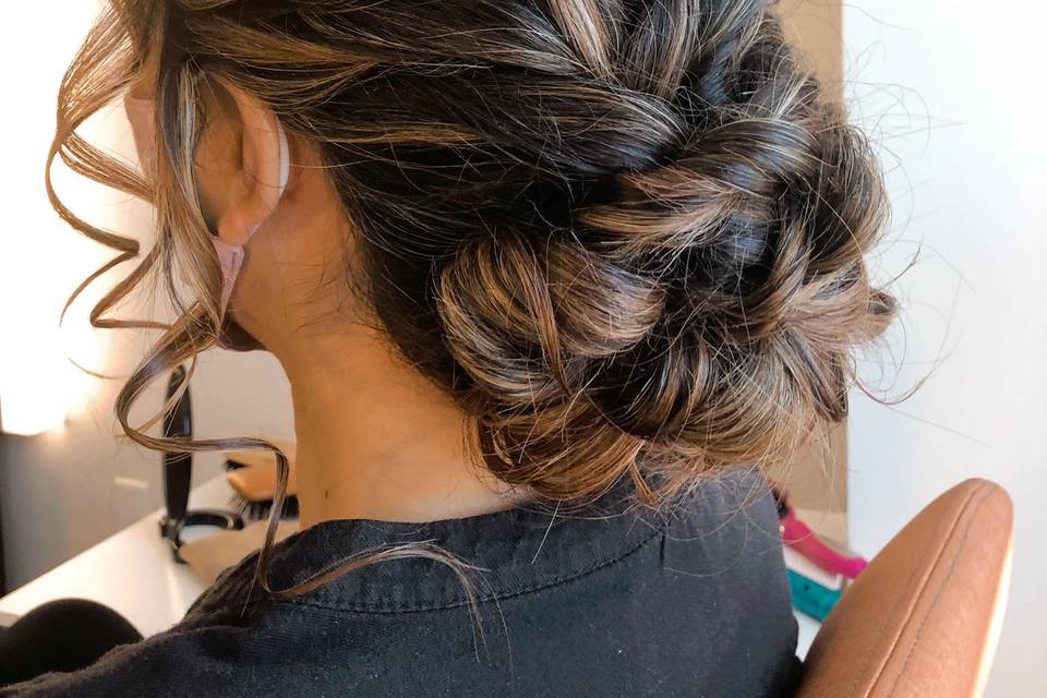 Curled Updo