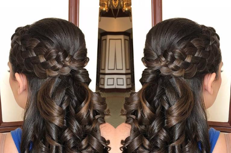 Five-Strand Braid w/ Curls