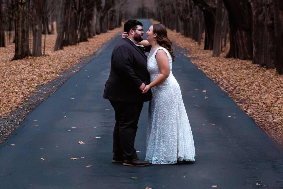 Delafield winter wedding