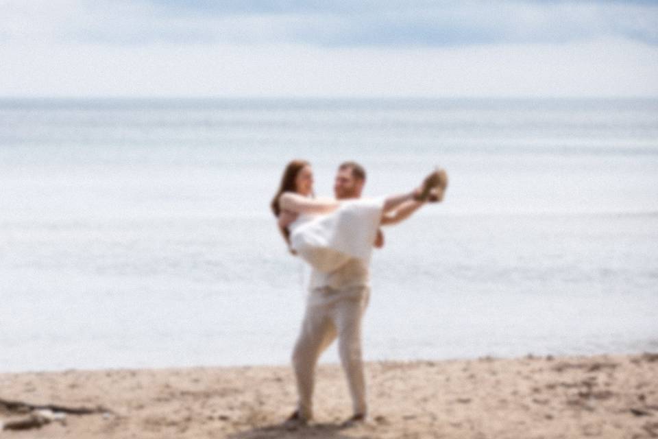 Lake Michigan engagement