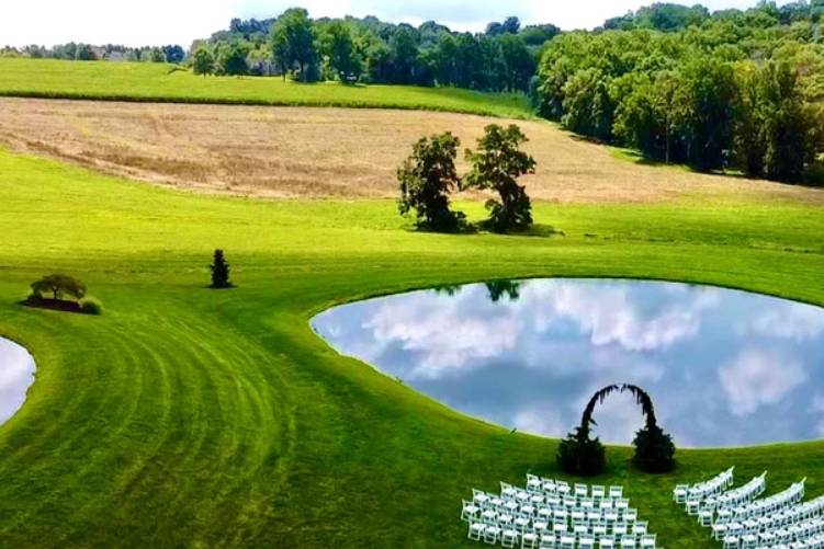 Ceremony from above