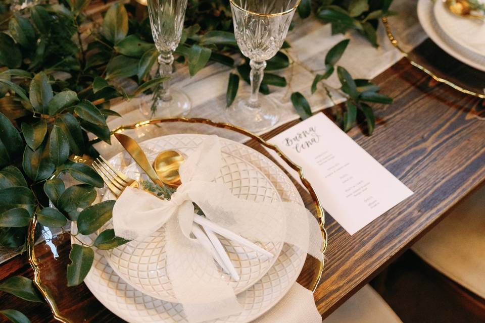 Table set up