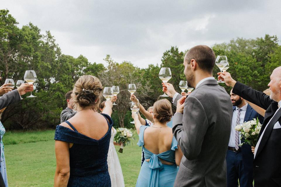 Toast after ceremony