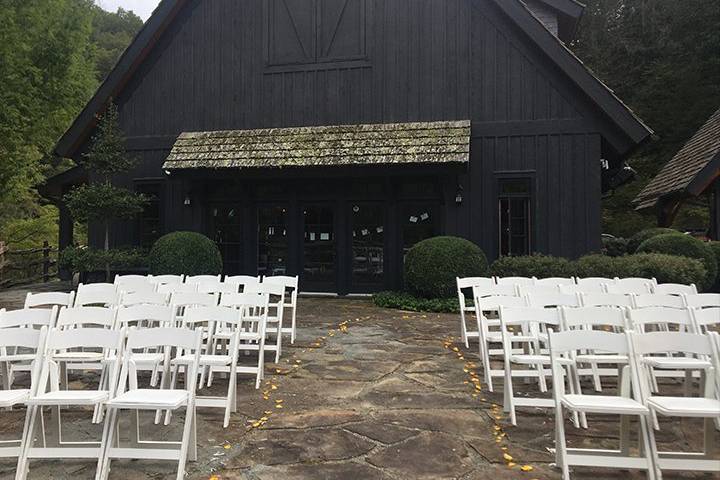 Ceremony setup