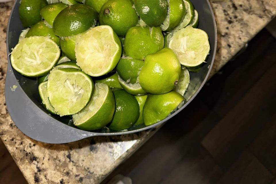 Fresh squeezed lime