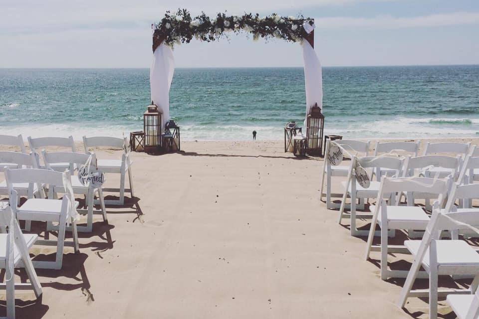 Beach ceremony