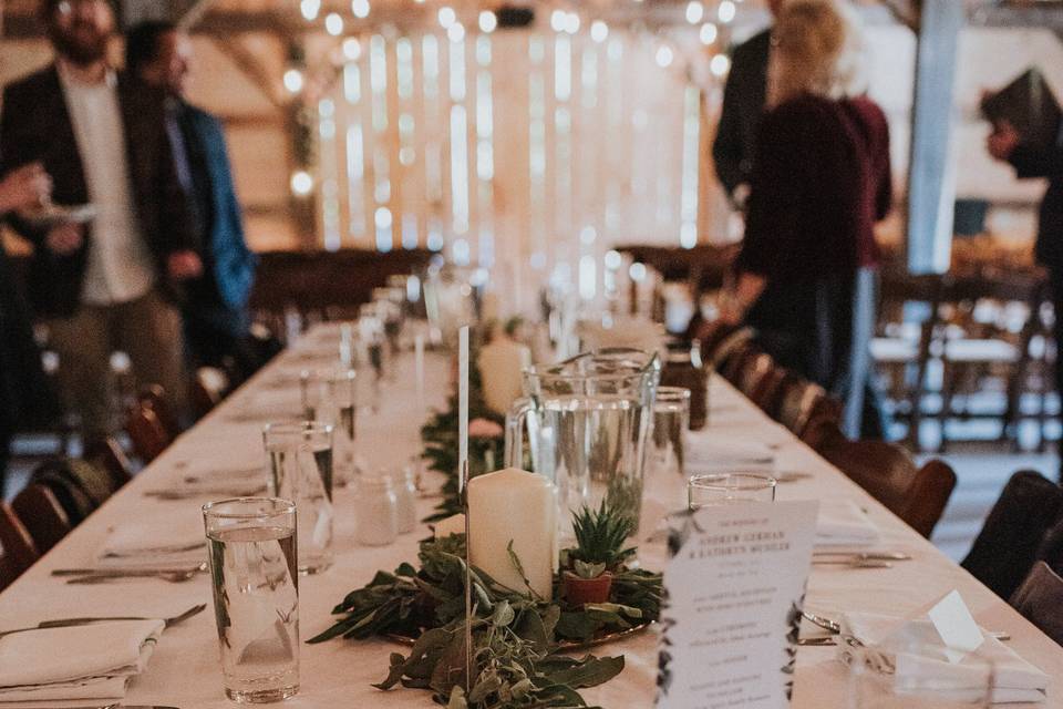 Reception table