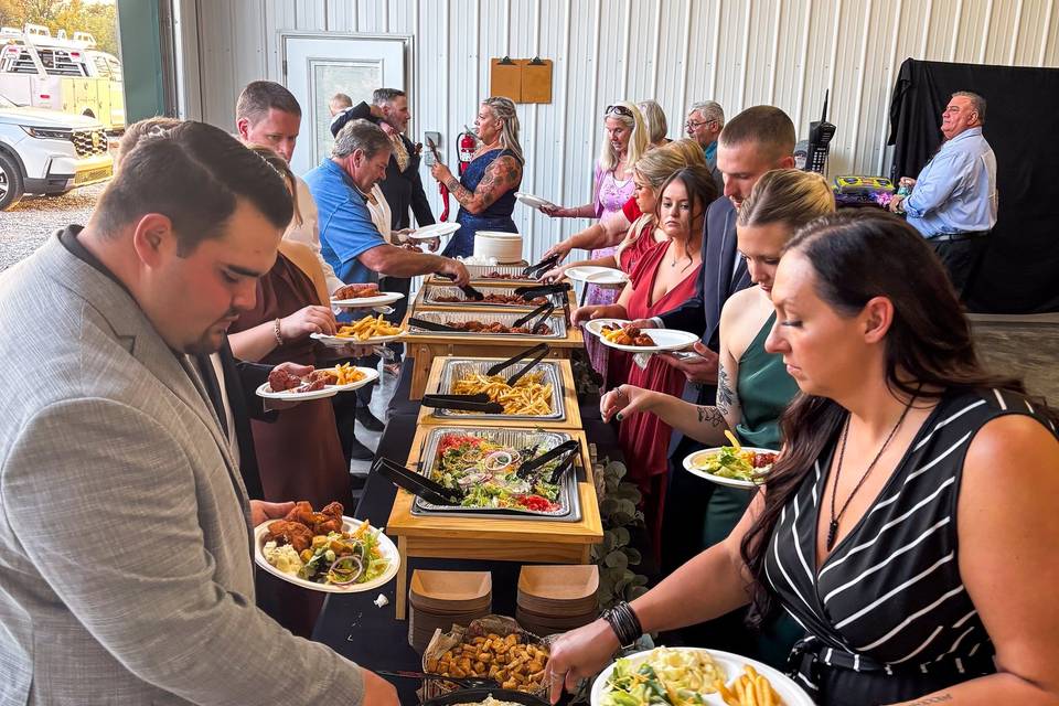 Buffet Line