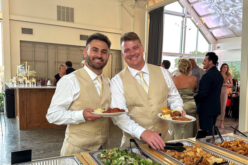 Buffet line