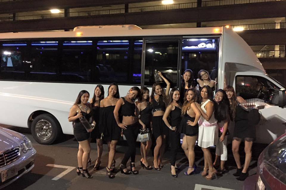 The little black dress!  Luxury Limo Hawaii was lucky enough to take the bride-to-be and her girlfriends on a night out on the town.  It doesn't matter how many stops you want to make, we'll bring you there safely in style!