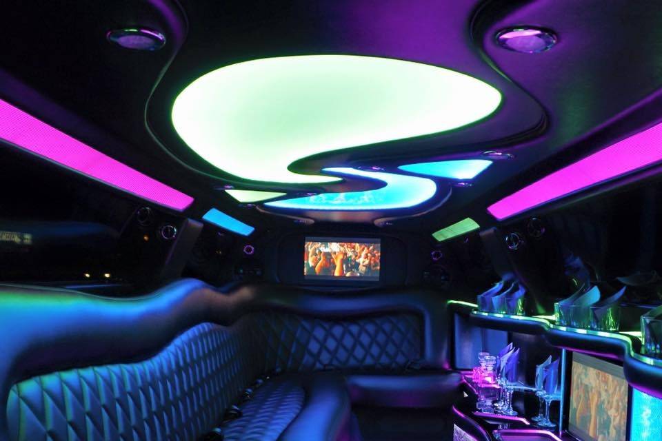 Let Luxury Limo Hawaii give you a lift that's lit up, inside and out!  Cruise in a traditional stretch limo in style with surround sound, two flat screen t.v.'s and enough glassware for everyone to have a drink in each hand!