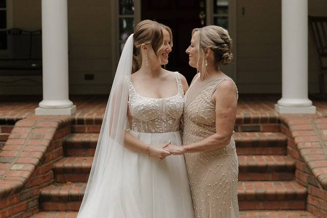 Bride and Mom