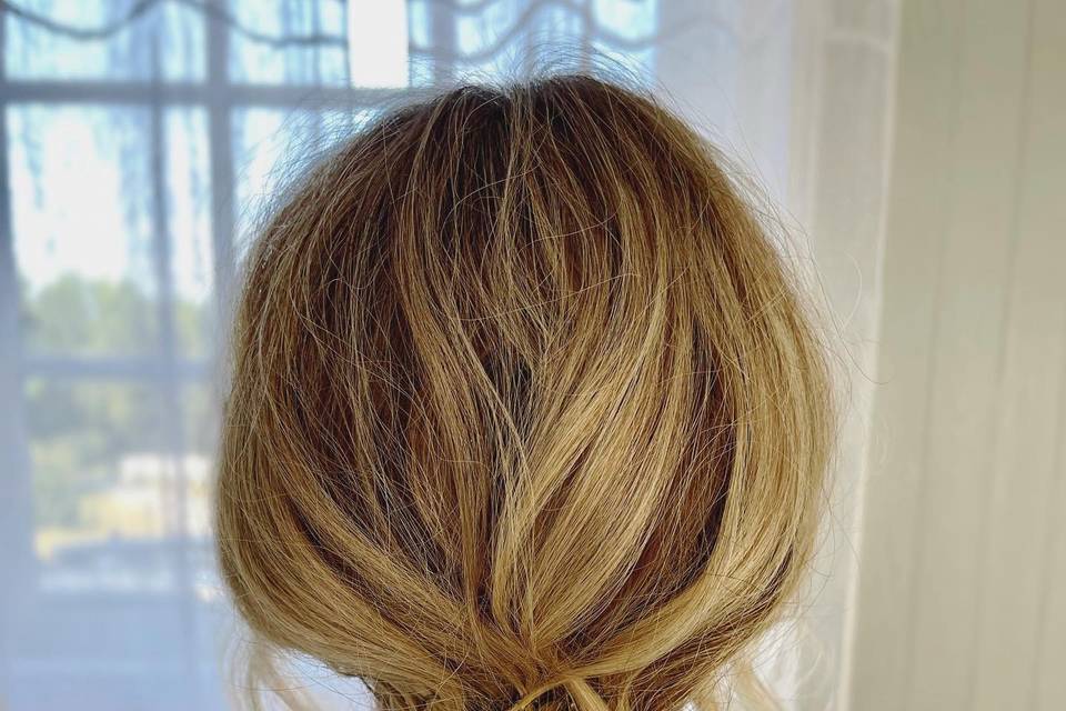 Boho Tousled Updo