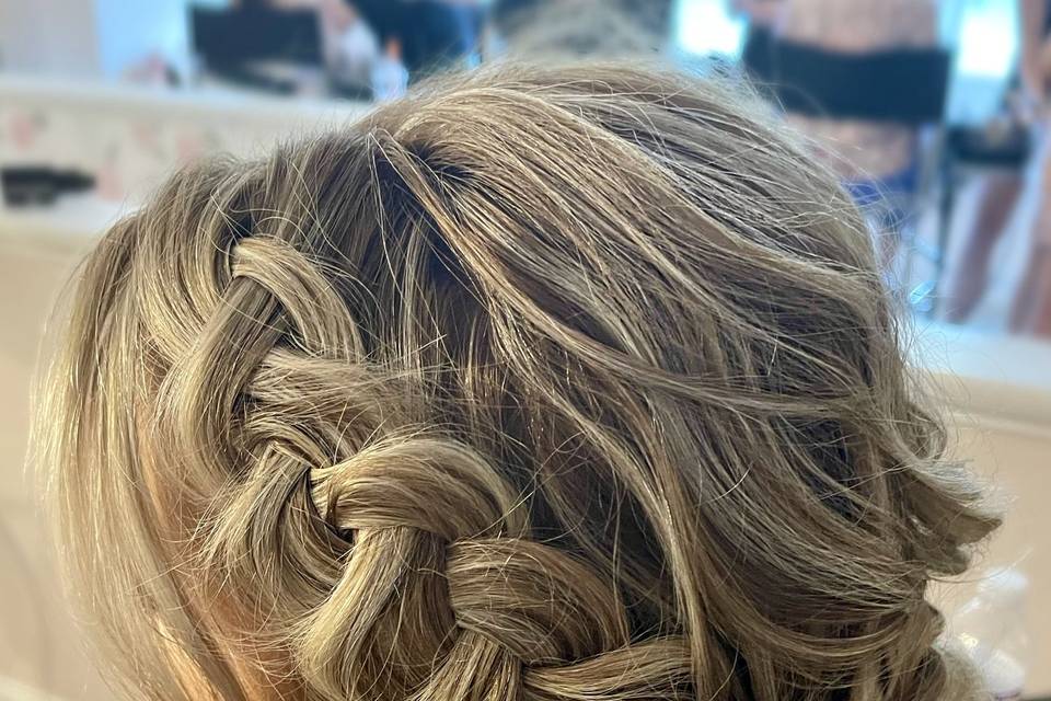 Boho Braid Updo