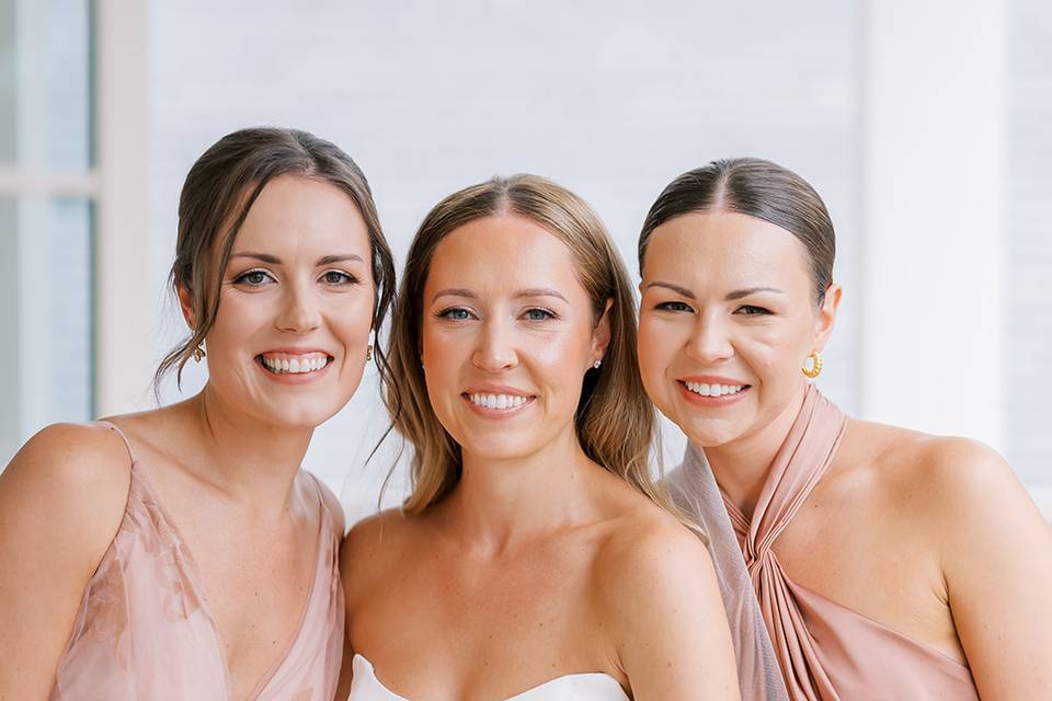 Bride + Sisters as Bridesmaids