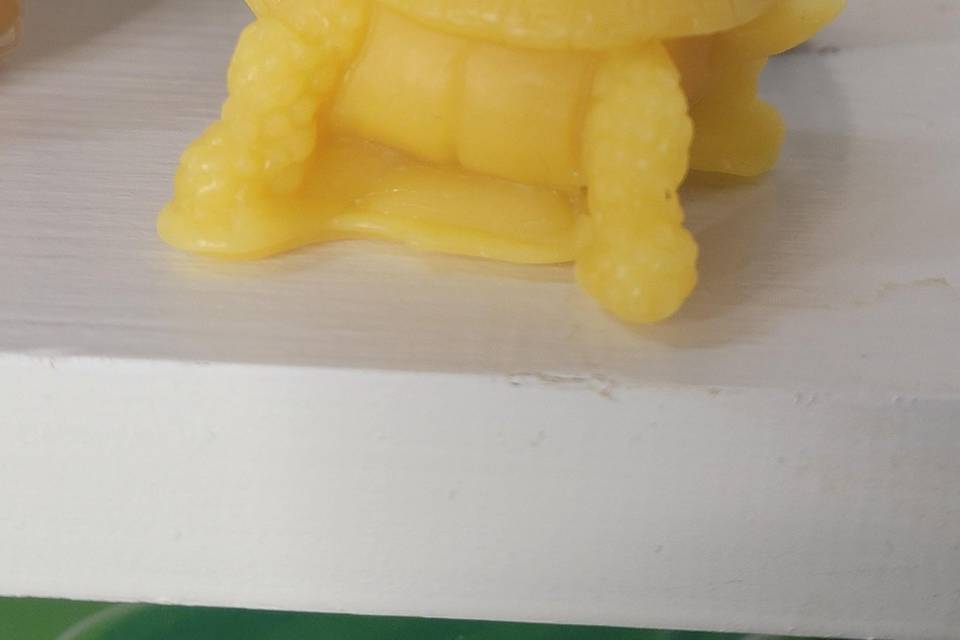 Buster-Turtle Beeswax Candle