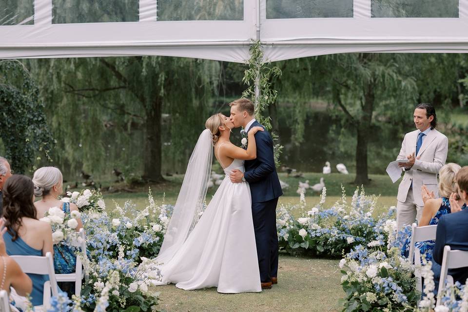 Swan pond ceremony