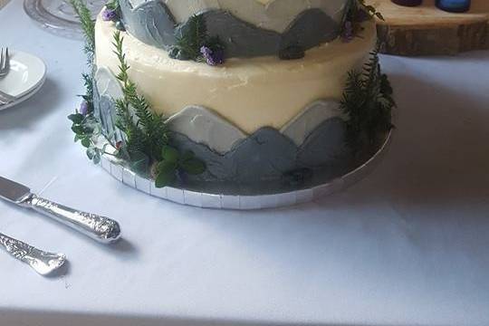 Vegan wedding cake