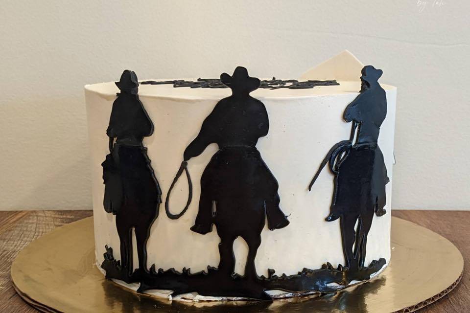 Custom cowboy cake