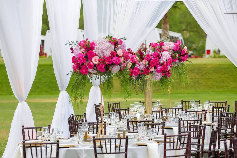 Blossoming centerpieces