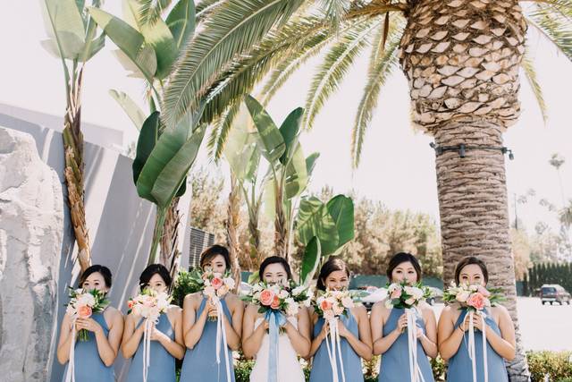 Bride and her bridesmaid