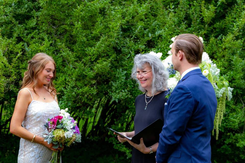 Outdoor wedding