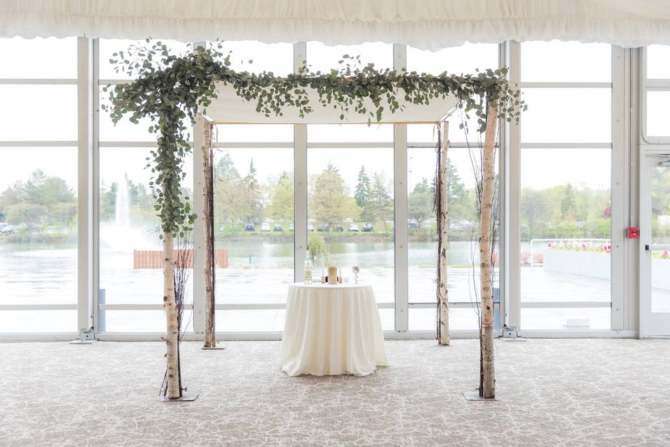 Birch Chuppah