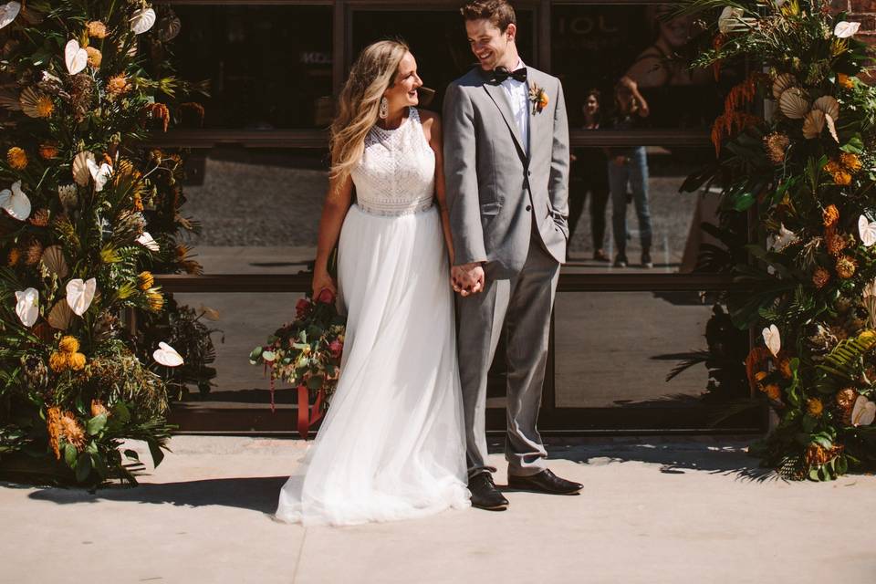 Ceremony on the Patio