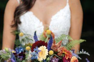 Wildflower bridal bouquet