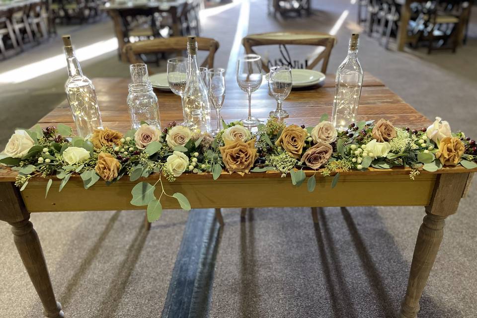 Sweetheart table