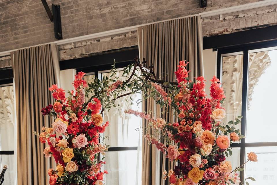 Ceremony design setup