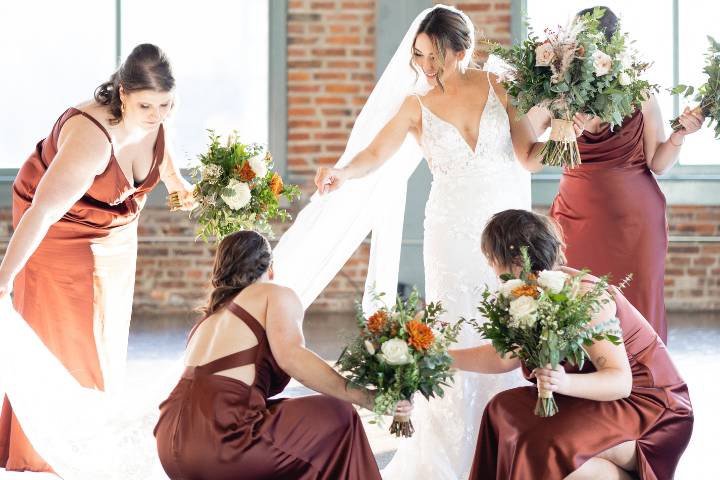 Fixing the Bride's Dress