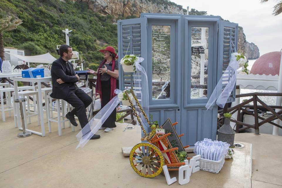 Sicilian wedding on the beach