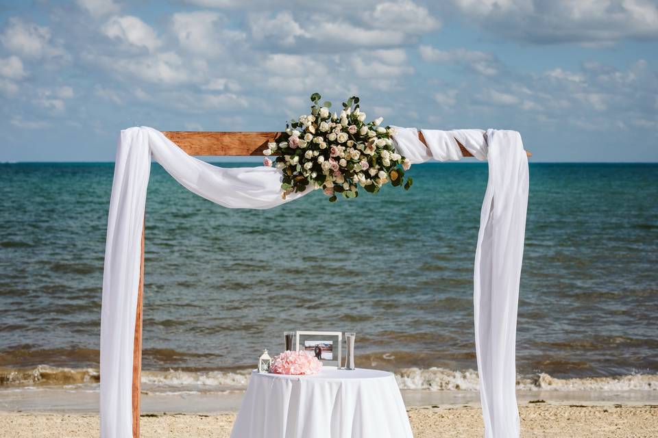 Beautiful ceremony arch