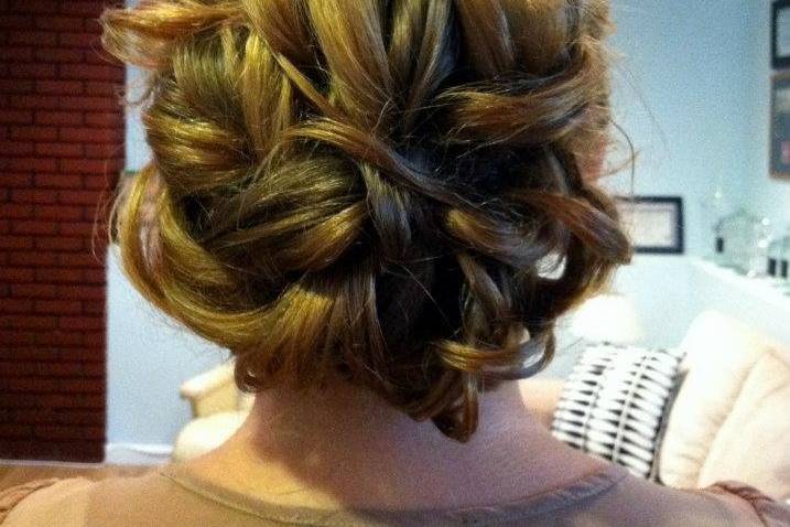 Updo hairstyle