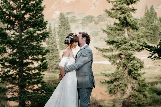 Couple hugging