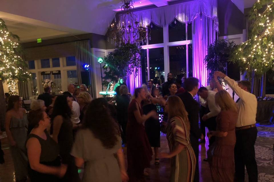 Dance floor with guests