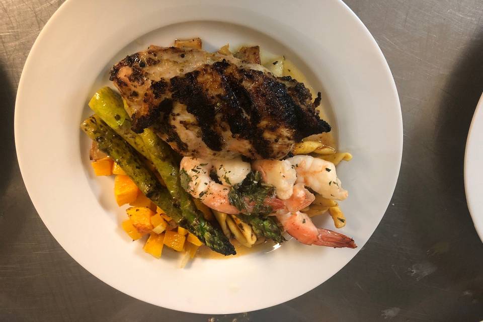 Chicken and Seafood Entree