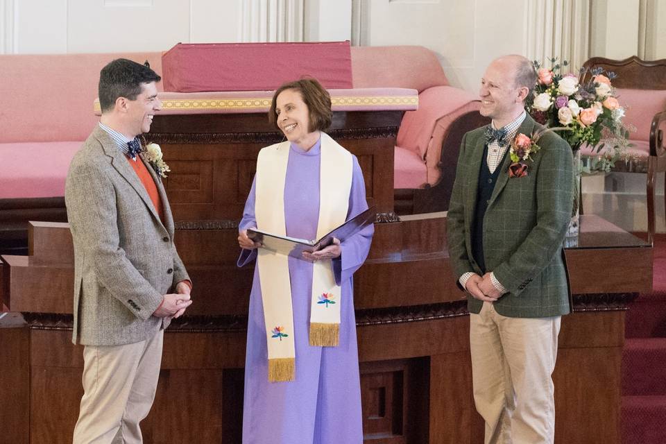 Officiant of the ceremony