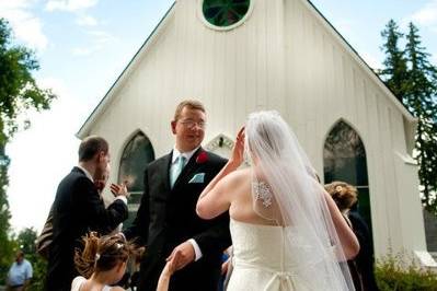 Mark & Melissa Helmicks ceremony at Old Scotch Church