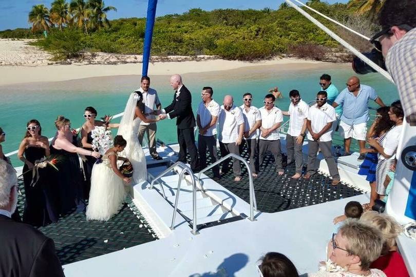 Beach wedding casual attire