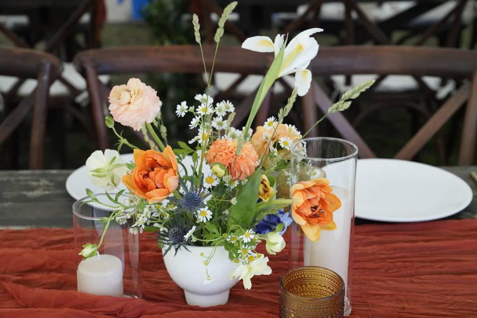 Colorful centerpiece