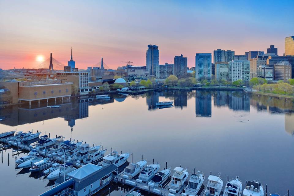 View of The Charles & Boston