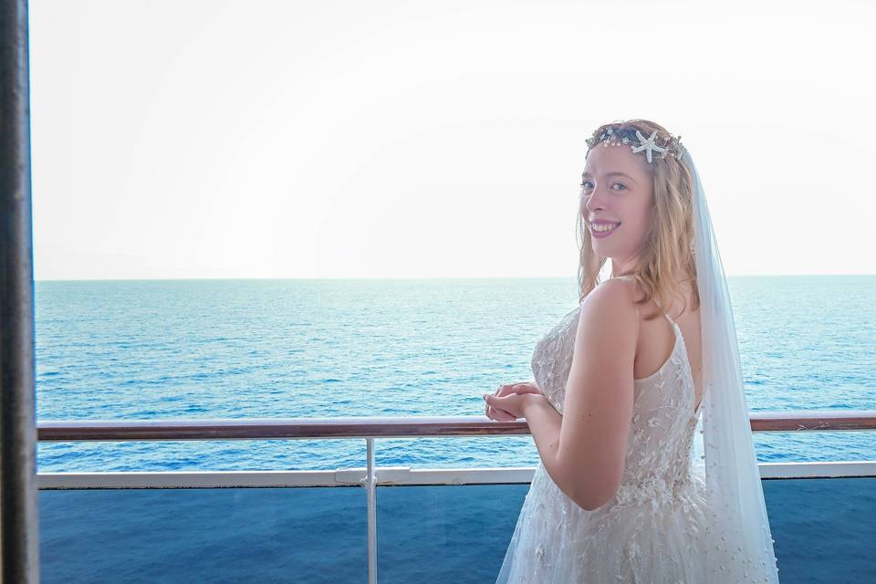 Bride on board