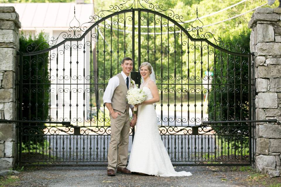 In front of Formal Gate