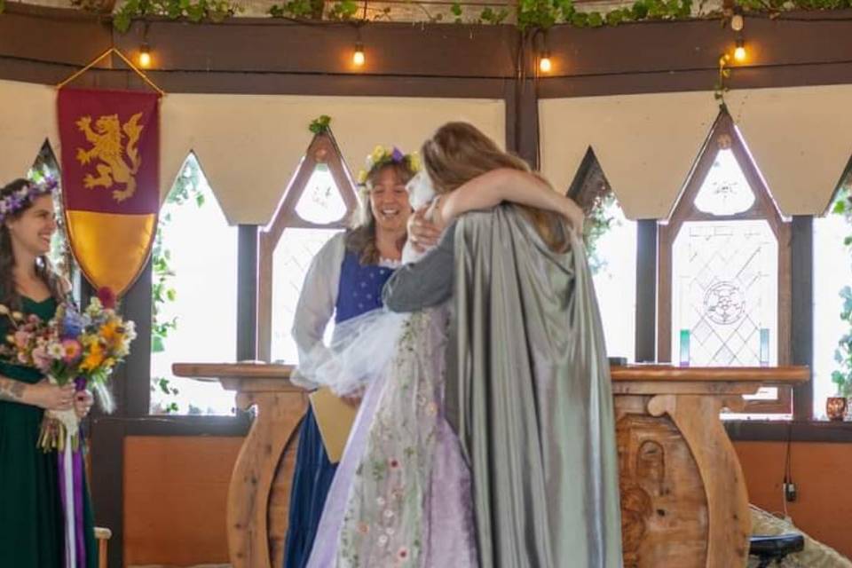 Ren fest wedding