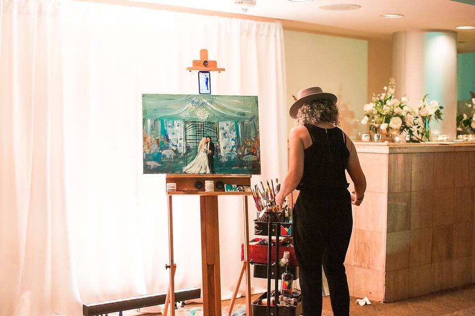 Live Painting @ The Club Bham
