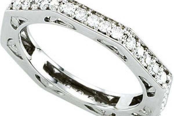 Modern diamond eternity band