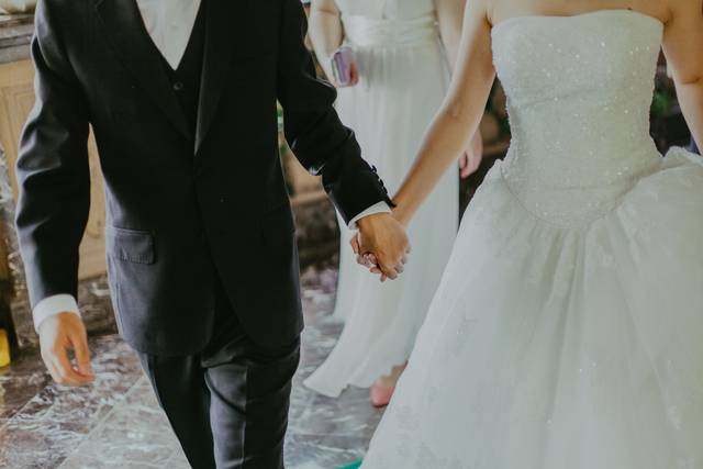 Holding hands